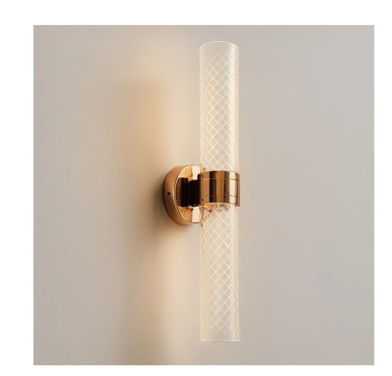 Lampa sufitowa glamour z kryształami Toolight Złota lampa wisząca z sześcioma punktami światła Lampa sufitowa E14 do salonu i sypialni Oświetlenie gla