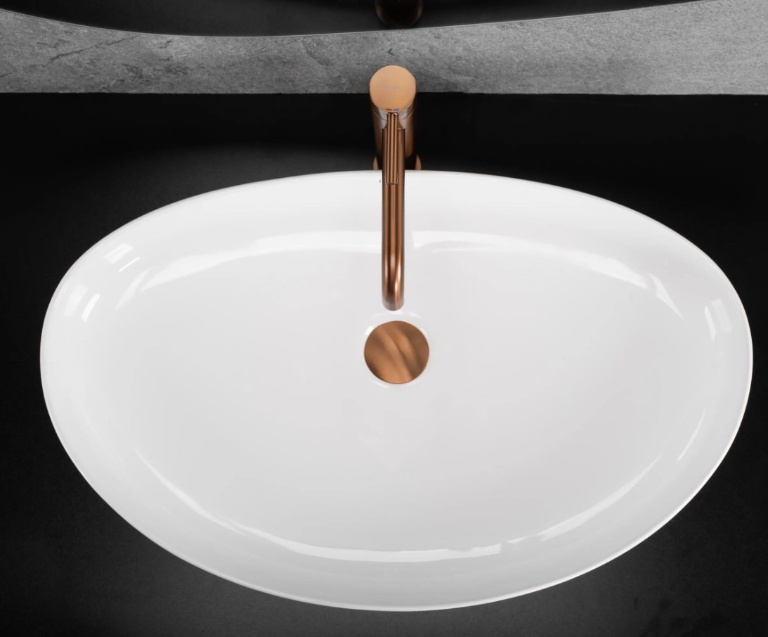 umywalka nablatowa nowoczesna umywalka do łazienki umywalka ceramiczna biała estetyczna umywalka do łazienki umywalka na blat łazienkowy umywalka z ce