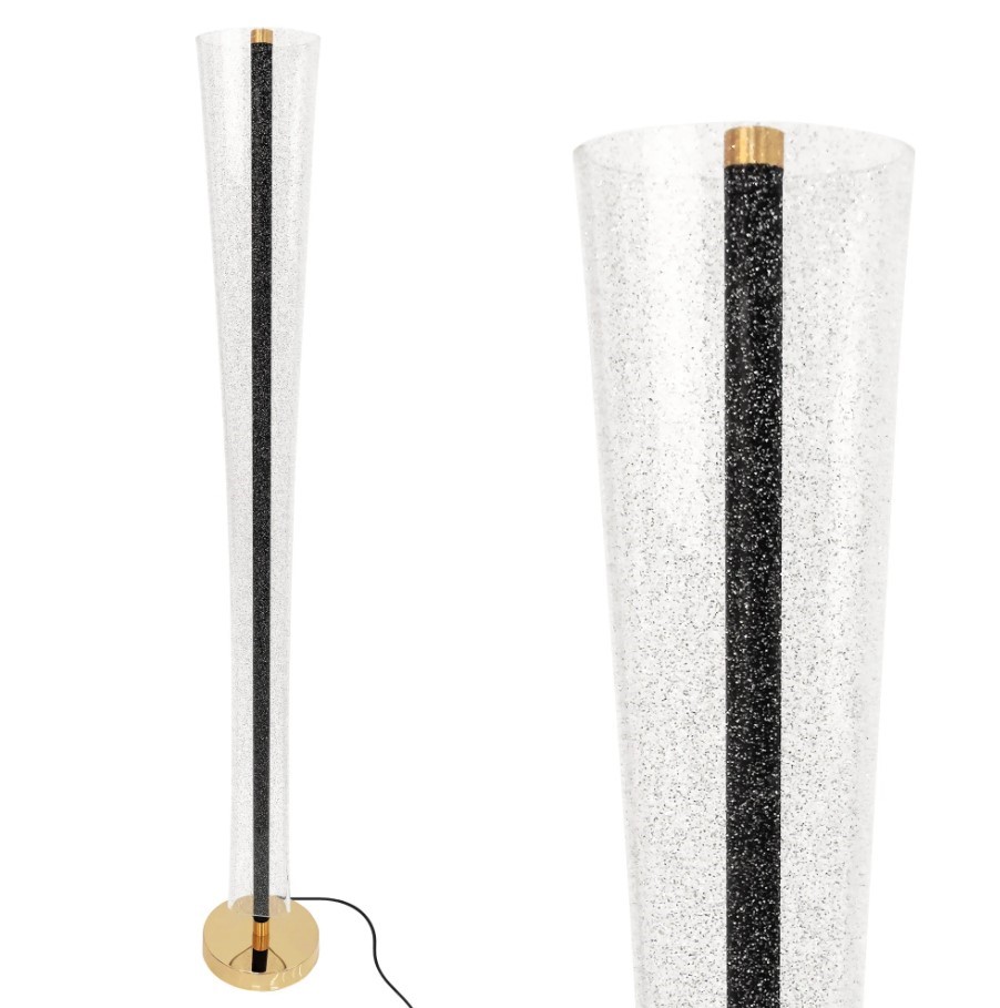Lampa sufitowa glamour z kryształami Toolight Złota lampa wisząca z sześcioma punktami światła Lampa sufitowa E14 do salonu i sypialni Oświetlenie gla