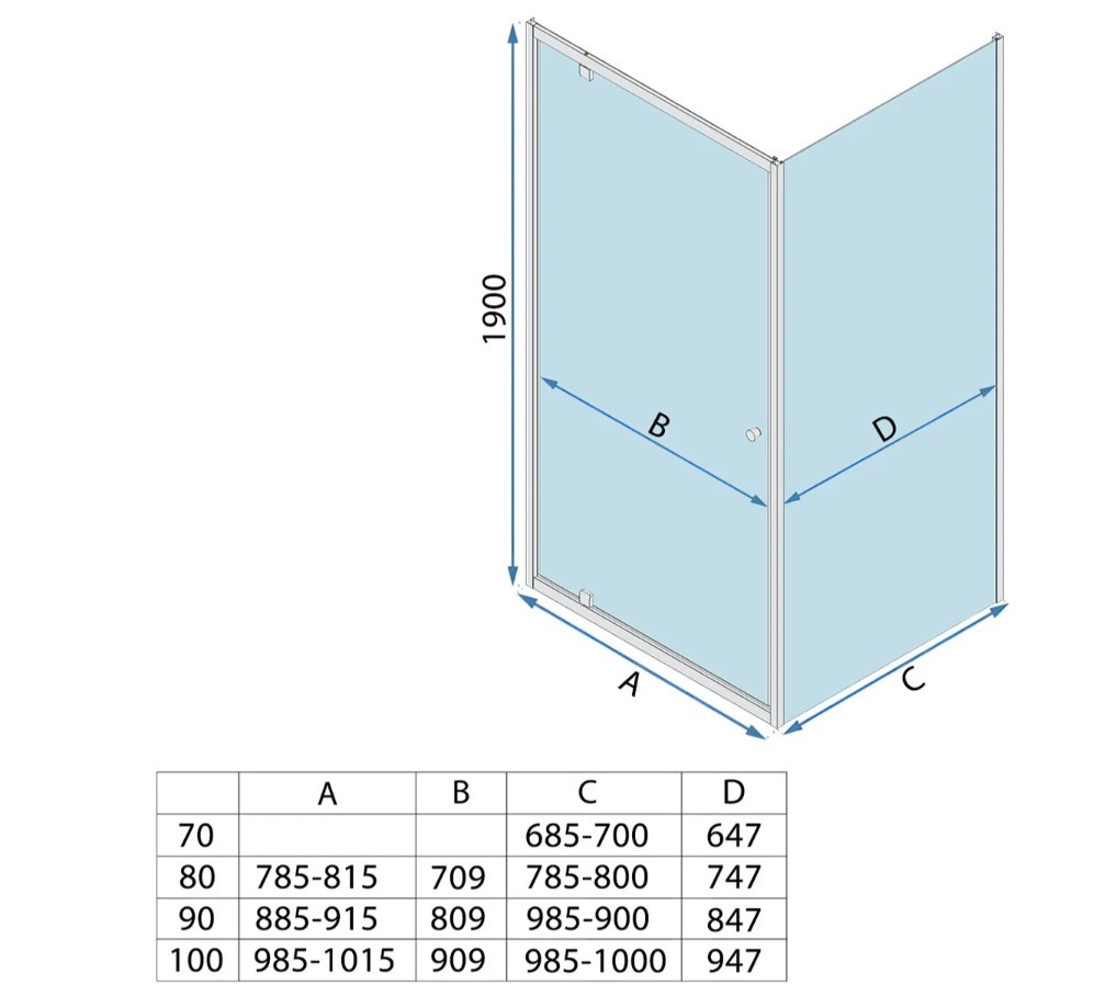 Kabina prysznicowa narożna chrom Kabina prysznicowa ze szkłem hartowanym 6 mm Transparentna kabina prysznicowa z powłoką Easy Clean Chromowana kabina