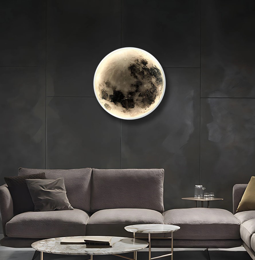 Lampa sufitowa APP1806-CW Moon plafon LED BIAŁA