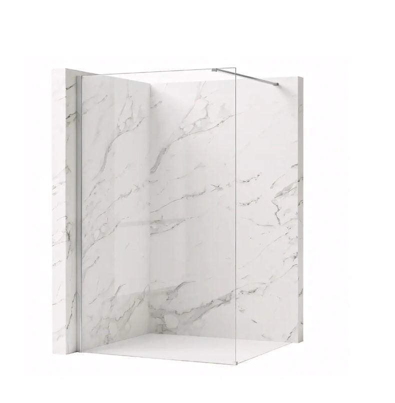 Kabina prysznicowa Walk-In Rea Flexi Transparent / Chrome 80