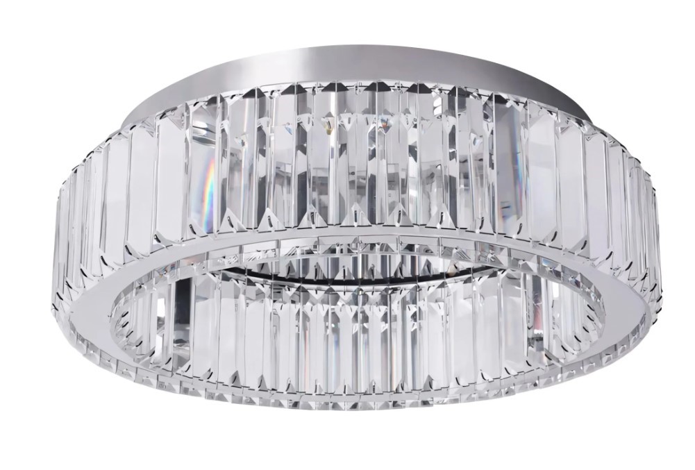 LAMPA KRYSZTAŁOWA PLAFON APP1744-C 50 cm CHROM