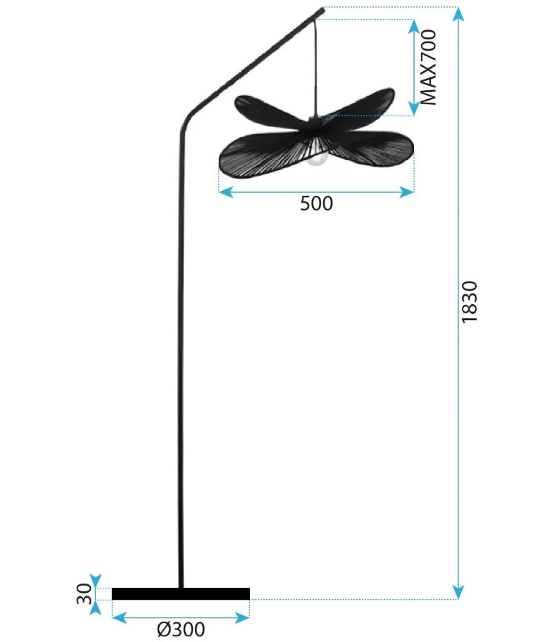 Lampa Stojąca Podłogowa APP1830-1F