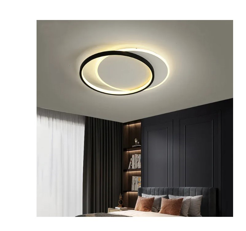 Lampa sufitowa LHJ076-C BLACK 40 CM LED