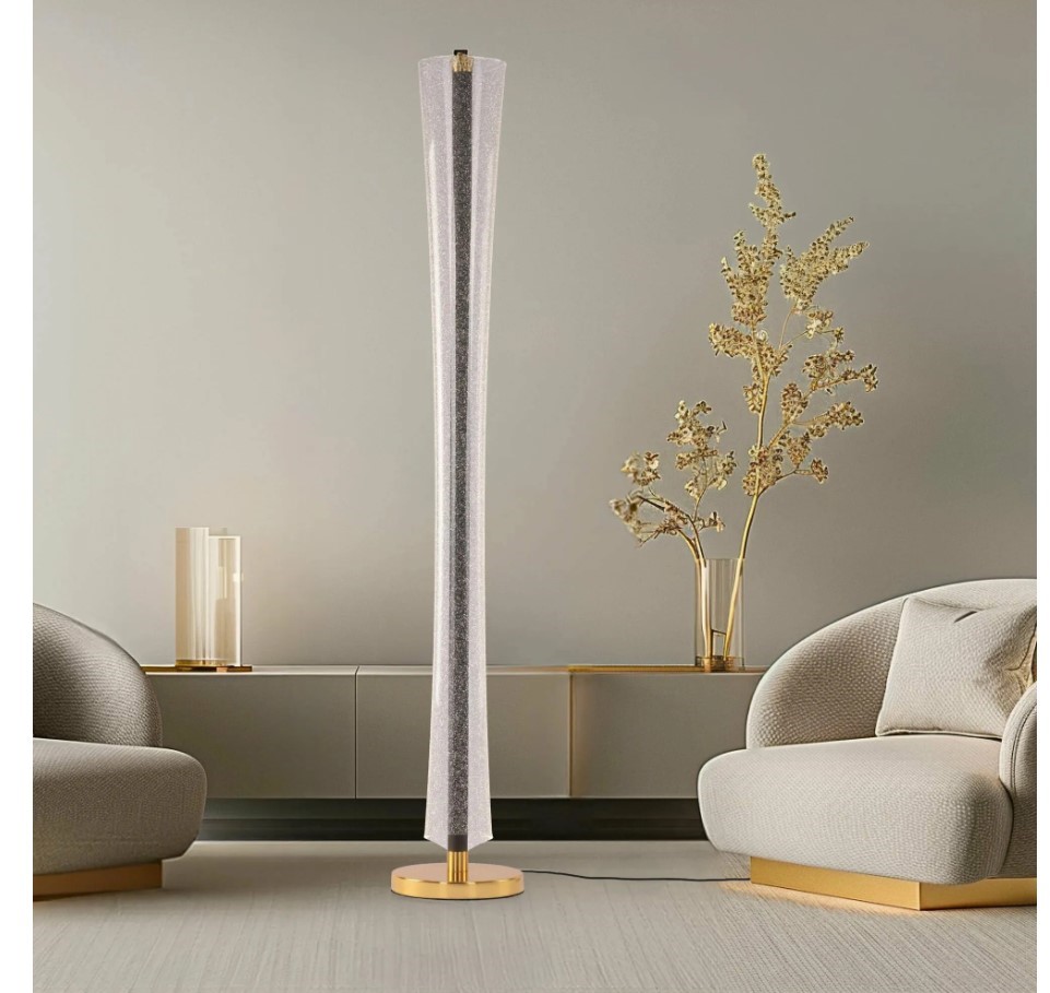 Lampa sufitowa glamour z kryształami Toolight Złota lampa wisząca z sześcioma punktami światła Lampa sufitowa E14 do salonu i sypialni Oświetlenie gla