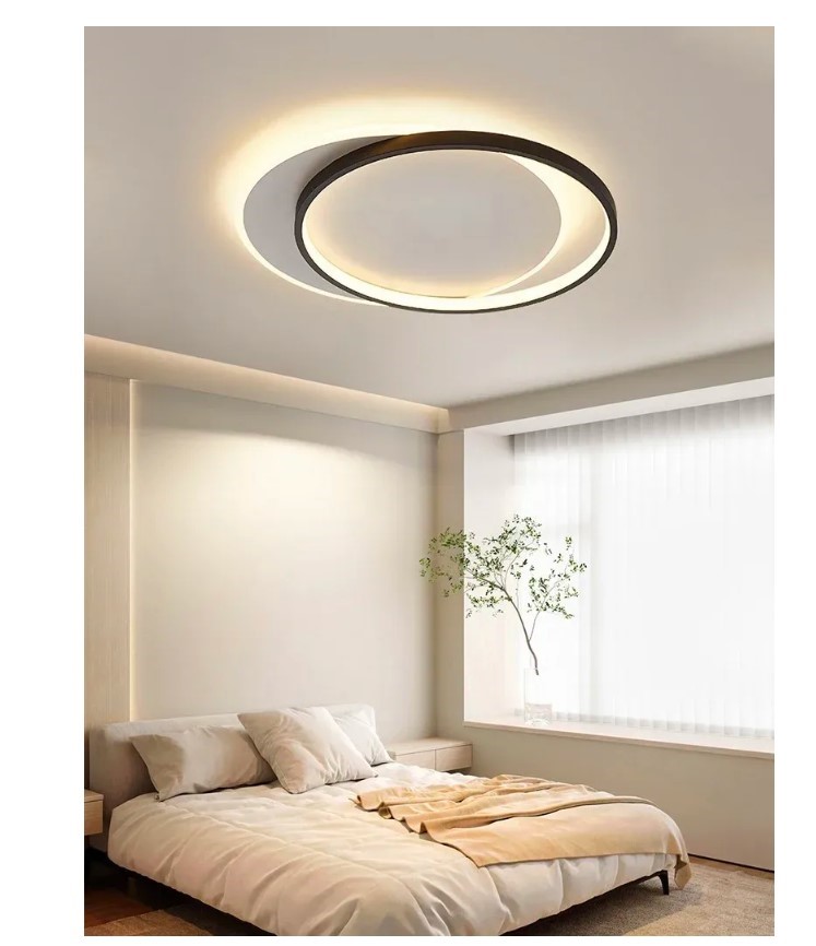 Lampa sufitowa LHJ076-C BLACK 40 CM LED