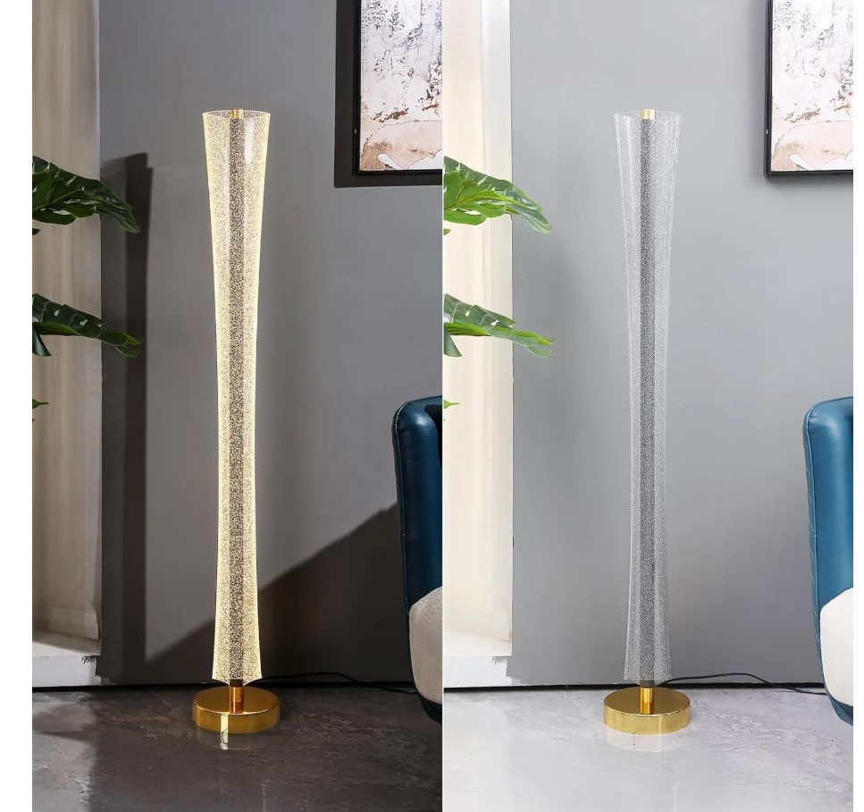 Lampa sufitowa glamour z kryształami Toolight Złota lampa wisząca z sześcioma punktami światła Lampa sufitowa E14 do salonu i sypialni Oświetlenie gla
