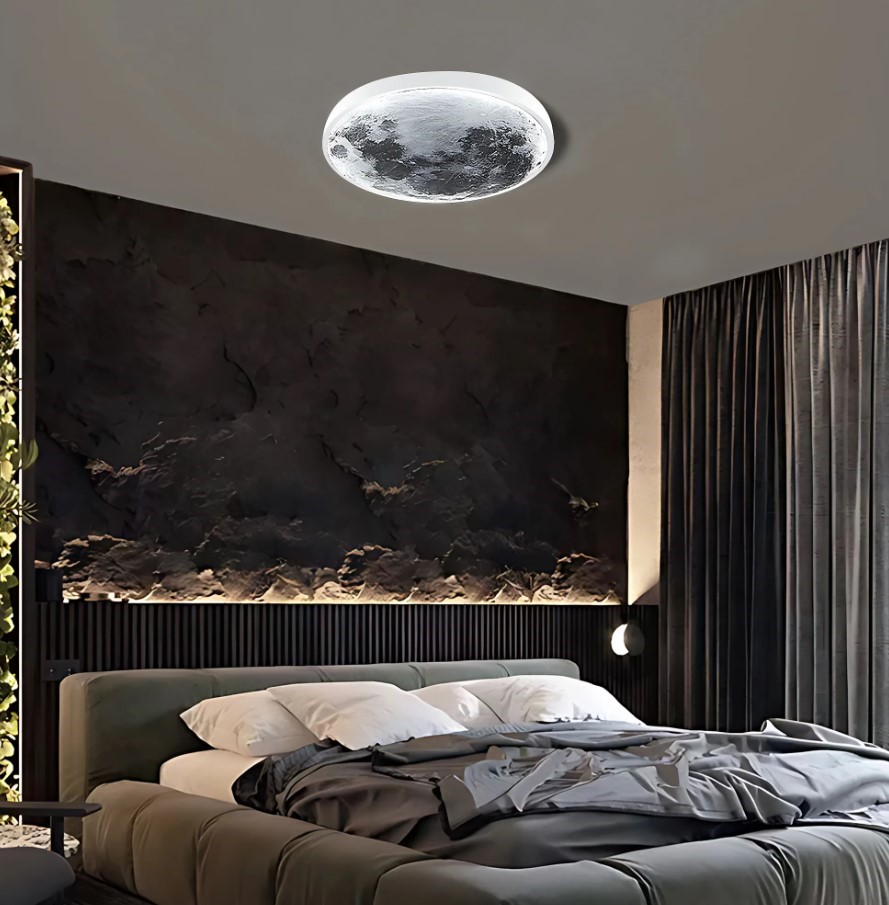 Lampa sufitowa APP1806-CW Moon plafon LED BIAŁA