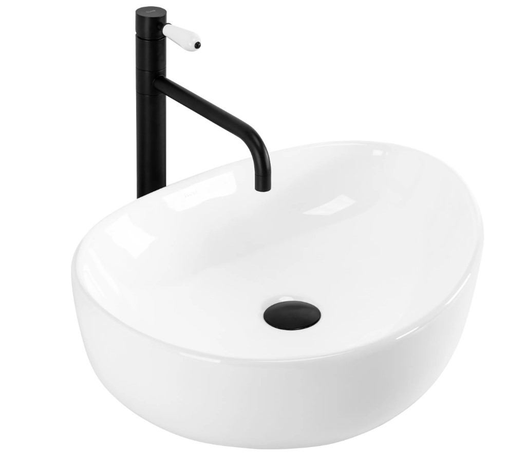 umywalka nablatowa nowoczesna umywalka do łazienki umywalka ceramiczna biała estetyczna umywalka do łazienki umywalka na blat łazienkowy umywalka z ce