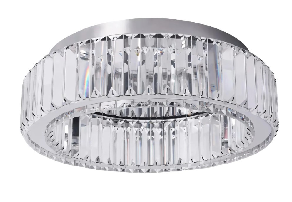 LAMPA KRYSZTAŁOWA PLAFON APP1742-C 40 cm CHROM