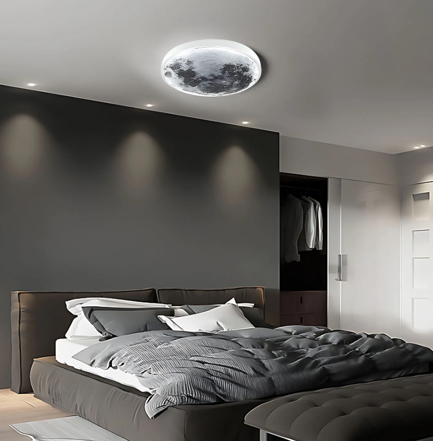 Lampa sufitowa APP1806-CW Moon plafon LED BIAŁA