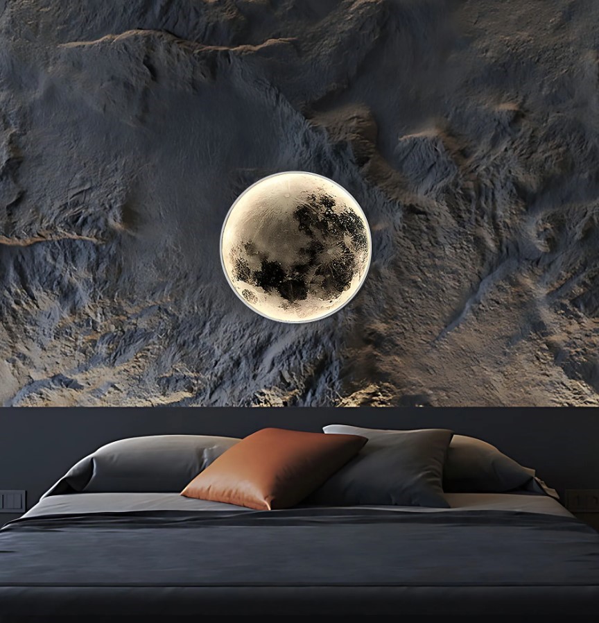 Lampa sufitowa APP1806-CW Moon plafon LED BIAŁA