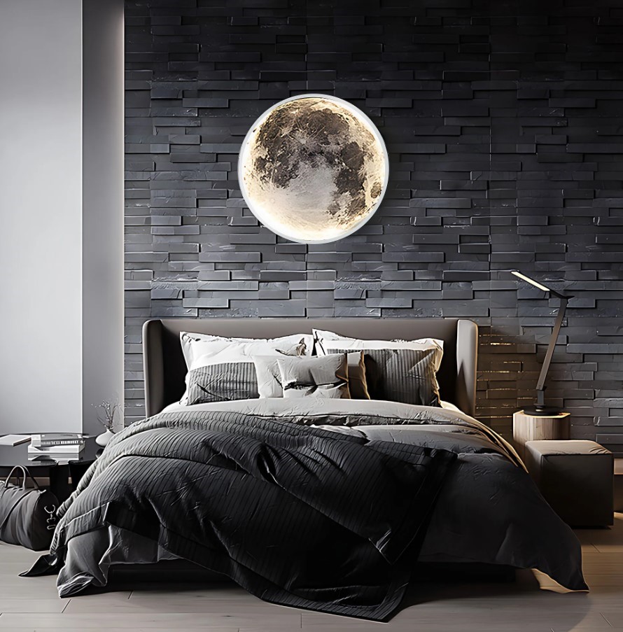 Lampa sufitowa APP1806-CW Moon plafon LED BIAŁA
