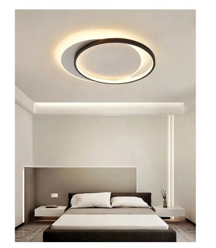 Lampa sufitowa LHJ076-C BLACK 40 CM LED