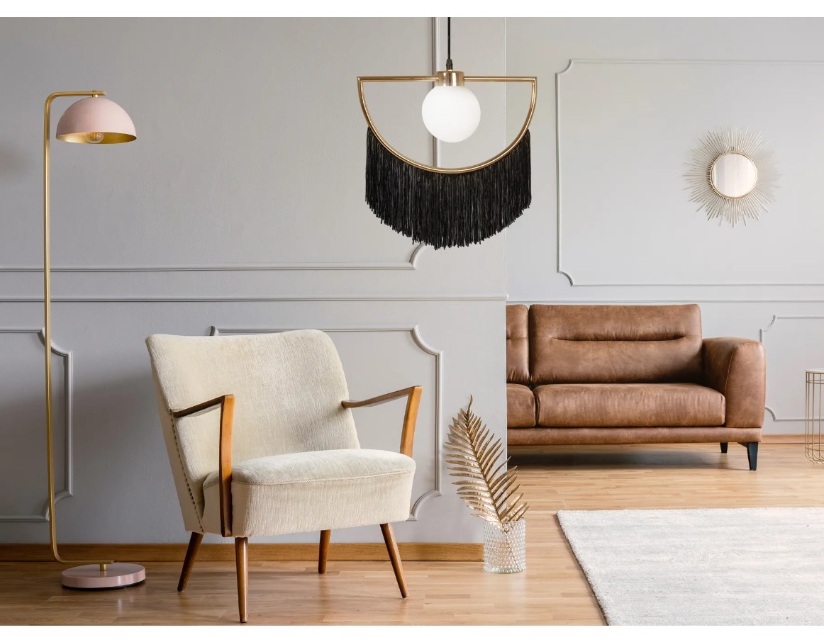 LAMPA SUFITOWA WISZĄCA APP968 Złota