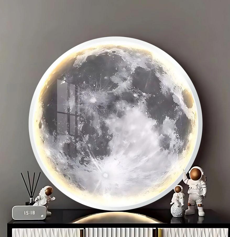 Lampa sufitowa APP1806-CW Moon plafon LED BIAŁA