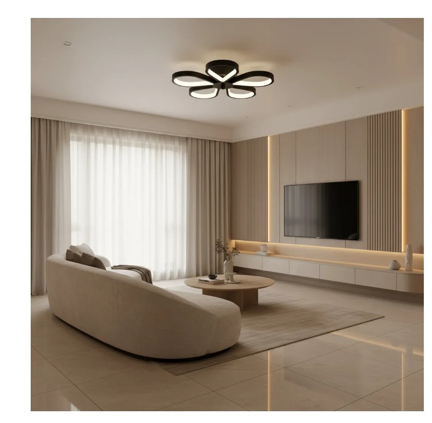 Lampa sufitowa LHJ075-C plafon LED CZARNA