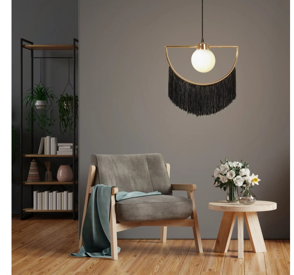 LAMPA SUFITOWA WISZĄCA APP968 Złota