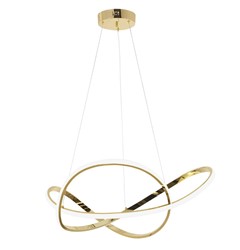 Lampa sufitowa glamour z kryształami Toolight Złota lampa wisząca z sześcioma punktami światła Lampa sufitowa E14 do salonu i sypialni Oświetlenie gla