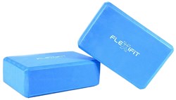 KLOCEK KOSTKA YOGA FLEXIFIT JOGA BLUE ĆWICZENIA