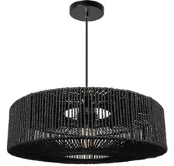 LAMPA WISZĄCA BOHO APP1484-1CP CZARNA