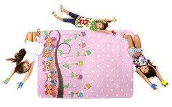 Dywan dziecięcy OWL SOFT PINK