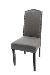 Krzesło do jadalni DECO Ćwiekowane Szare