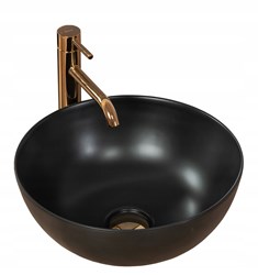 Umywalka Nablatowa STELLA Black Mat