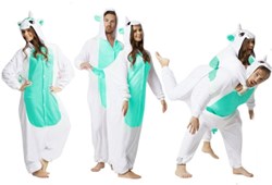 KIGURUMI PIŻAMA PRZEBRANIE JEDNOROŻEC MIĘTOWY