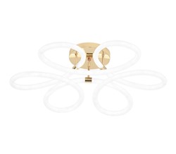 Lampa sufitowa wisząca z 5 kloszami Nowoczesna lampa do salonu Toolight Lampa minimalistyczna do jadalni Oświetlenie sufitowe z mlecznym szkłem Lampa