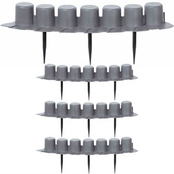 OBRZEŻE TRAWNIKOWE HD 7093 KPL. 4 SZT GREY