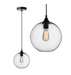 Lampa Sufitowa Wisząca Szklana APP311-1CP Loft