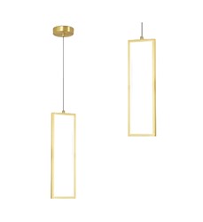 LAMPA SUFITOWA WISZĄCA LED LHJ084-1CP ZŁOTA