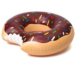 Materac Dmuchany DONUT Brązowy
