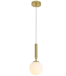 Lampa sufitowa wisząca z 5 kloszami Nowoczesna lampa do salonu Toolight Lampa minimalistyczna do jadalni Oświetlenie sufitowe z mlecznym szkłem Lampa