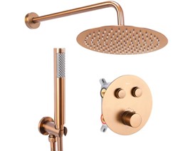 Zestaw podtynkowy prysznicowy czarny Prysznic podtynkowy z wylewką wannową Nowoczesny zestaw podtynkowy z deszczownicą Prysznic z systemem Anti-Calc i