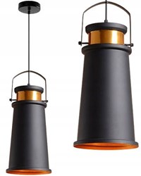 LAMPA WISZĄCA METALOWA LOFT ASTI A BLACK GOLD