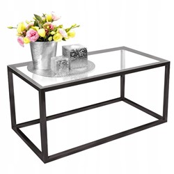 STOLIK SZKLANY GLAMOUR CT-091 BLACK