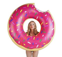 MATERAC DMUCHANY DONUT PINK