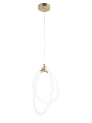 Lampa sufitowa glamour z kryształami Toolight Złota lampa wisząca z sześcioma punktami światła Lampa sufitowa E14 do salonu i sypialni Oświetlenie gla
