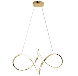 Lampa sufitowa glamour z kryształami Toolight Złota lampa wisząca z sześcioma punktami światła Lampa sufitowa E14 do salonu i sypialni Oświetlenie gla