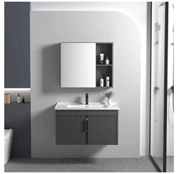 Zestaw mebli łazienkowych z Umywalką Astor 60cm Szary