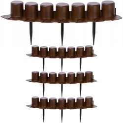 OBRZEŻE TRAWNIKOWE HD 7093 KPL. 4 SZT BROWN