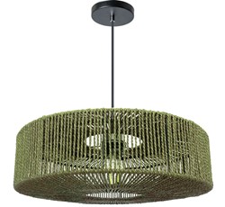 Lampa Sufitowa APP1296-1CP Wisząca Boho GREEN