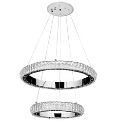 Lampa sufitowa glamour z kryształami Toolight Złota lampa wisząca z sześcioma punktami światła Lampa sufitowa E14 do salonu i sypialni Oświetlenie gla