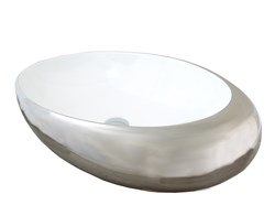 Umywalka nablatowa Rea Roxy Silver