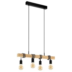 LAMPA WISZĄCA LINE APP974-4CP BLACK