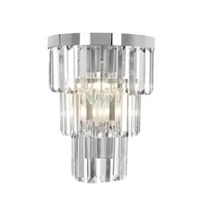 elegancki kinkiet z kryształami lampa kinkietowa Toolight kinkiet z gwintem E27 lampa ścienna do salonu nowoczesny kinkiet do sypialni