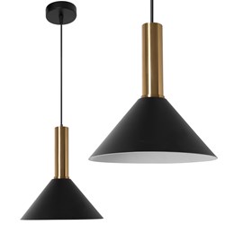 LAMPA WISZĄCA OSTI D - BLACK/GOLD